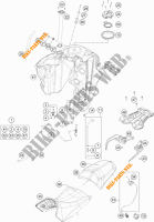 SERBATOIO / SELLA per KTM 1290 SUPER ADVENTURE WHITE ABS 2015