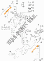 SERBATOIO / SELLA per KTM 1190 ADVENTURE R ABS 2016