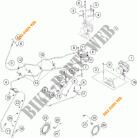 SISTEMA DI FRENAGGIO ABS per KTM 1190 ADVENTURE R ABS 2016
