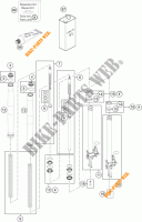FORCELLA ANTERIORE (COMPONENTI) per KTM 1190 ADVENTURE R ABS 2016