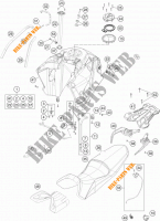 SERBATOIO / SELLA per KTM 1190 ADVENTURE R ABS 2016