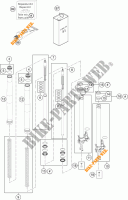 FORCELLA ANTERIORE (COMPONENTI) per KTM 1190 ADVENTURE R ABS 2015