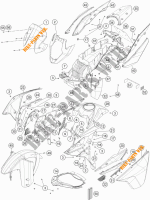PLASTICHE per KTM 1190 ADVENTURE R ABS 2015