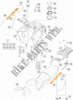 SERBATOIO / SELLA per KTM 1190 ADVENTURE R ABS 2015