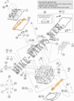 TESTA CILINDRO ANTERIORE per KTM 1190 ADVENTURE R ABS 2015