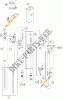 FORCELLA ANTERIORE (COMPONENTI) per KTM 1190 ADVENTURE R ABS 2015
