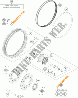 RUOTA ANTERIORE per KTM 1190 ADVENTURE R ABS 2015