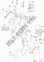SERBATOIO / SELLA per KTM 1190 ADVENTURE R ABS 2015