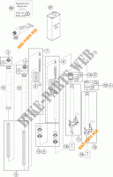 FORCELLA ANTERIORE (COMPONENTI) per KTM 1190 ADVENTURE R ABS 2014