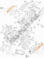 PLASTICHE per KTM 1190 ADVENTURE R ABS 2014