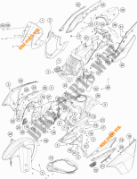 PLASTICHE per KTM 1190 ADVENTURE R ABS 2014