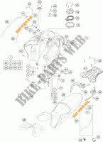 SERBATOIO / SELLA per KTM 1190 ADVENTURE R ABS 2014