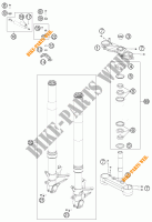 FORCELLA ANTERIORE / PIASTRA STERZO INFERIORE per KTM 1190 RC8 R BLACK 2011
