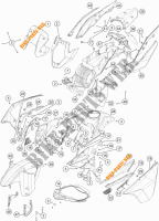 PLASTICHE per KTM 1190 ADVENTURE R ABS 2013