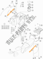 SERBATOIO / SELLA per KTM 1190 ADVENTURE R ABS 2013