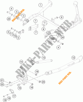 CAVALLETTO LATERALE / CENTRALE per KTM 1190 ADVENTURE ABS GREY 2016