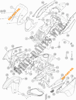 PLASTICHE per KTM 1190 ADVENTURE ABS GREY 2015