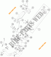 SCARICO per KTM 1190 ADVENTURE ABS GREY 2015