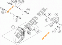 FARO / FANALE per KTM 1190 ADVENTURE ABS GREY WES. 2014