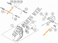 FARO / FANALE per KTM 1190 ADVENTURE ABS GREY 2014