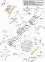 TESTA CILINDRO ANTERIORE per KTM 1190 ADVENTURE ABS ORANGE 2013
