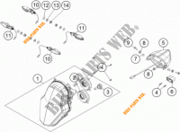 FARO / FANALE per KTM 1190 ADVENTURE ABS GREY 2013