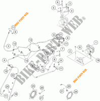 SISTEMA DI FRENAGGIO ABS per KTM 1190 ADVENTURE ABS GREY 2013