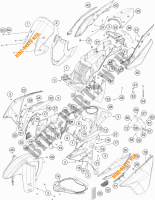 PLASTICHE per KTM 1050 ADVENTURE ABS 2015