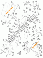 PLASTICHE per KTM 990 ADVENTURE R 2010