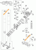 FORCELLA ANTERIORE / PIASTRA STERZO INFERIORE per KTM 990 ADVENTURE R SPECIAL EDITION 2012