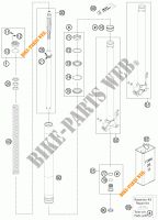 FORCELLA ANTERIORE (COMPONENTI) per KTM 990 ADVENTURE R SPECIAL EDITION 2012