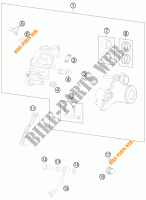 PINZA FRENO POSTERIORE per KTM 990 ADVENTURE R SPECIAL EDITION 2012