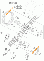 RUOTA POSTERIORE per KTM 990 ADVENTURE R SPECIAL EDITION 2012