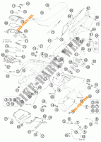 SERBATOIO / SELLA per KTM 990 ADVENTURE R SPECIAL EDITION 2012