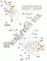 TESTA CILINDRO ANTERIORE per KTM 990 ADVENTURE R SPECIAL EDITION 2012