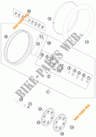 RUOTA ANTERIORE per KTM 990 ADVENTURE R 2011