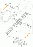 RUOTA ANTERIORE per KTM 990 ADVENTURE WHITE ABS 2012
