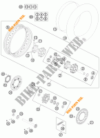 RUOTA POSTERIORE per KTM 990 ADVENTURE WHITE ABS 2012