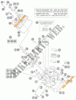 TESTA CILINDRO ANTERIORE per KTM 990 ADVENTURE WHITE ABS 2012