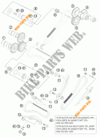 DISTRIBUZIONE  per KTM 990 ADVENTURE ORANGE ABS 2011
