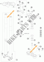 FORCELLA ANTERIORE / PIASTRA STERZO INFERIORE per KTM 990 ADVENTURE WHITE ABS 2010
