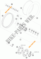 RUOTA ANTERIORE per KTM 990 ADVENTURE WHITE ABS 2010