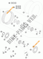 RUOTA POSTERIORE per KTM 990 ADVENTURE WHITE ABS 2010