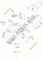SERBATOIO / SELLA per KTM 1190 RC8 R 2009