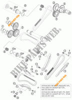 DISTRIBUZIONE  per KTM 990 ADVENTURE ORANGE ABS 2007