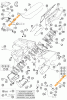 SERBATOIO / SELLA per KTM 990 ADVENTURE ORANGE ABS 2006