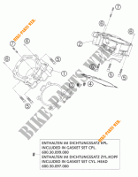 CILINDRO per KTM 950 ADVENTURE SILVER 2003