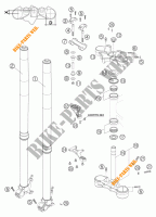 FORCELLA ANTERIORE / PIASTRA STERZO INFERIORE per KTM 950 ADVENTURE SILVER 2003