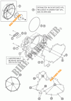 CARTER COPERCHIO FRIZIONE TRASMISSIONE per KTM 990 SUPERMOTO T ORANGE ABS 2011