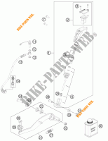 POMPA FRENO POSTERIORE per KTM 990 SUPERMOTO T ORANGE ABS 2011